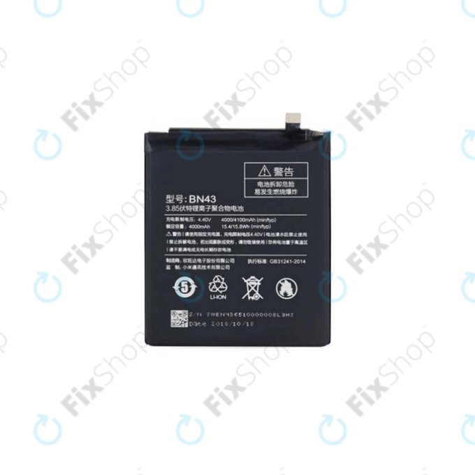 Xiaomi Redmi Note 4X, Note 4 SD Global - Baterie BN43 4100mAh