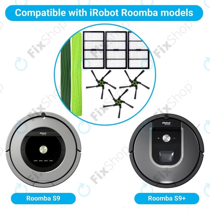 iRobot Roomba S9, S9+ - Set complet
