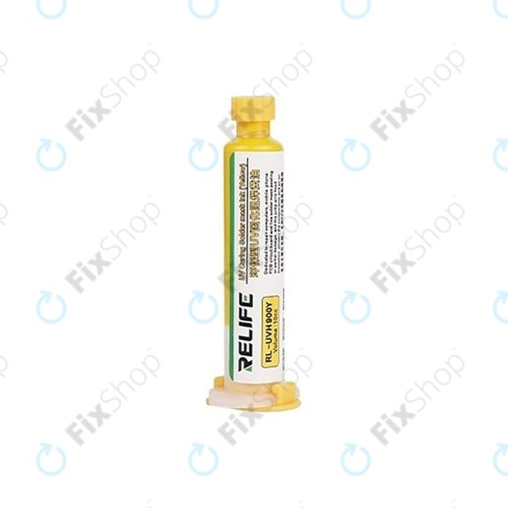 Relife RL-UVH900Y - Mască UV Rezistentă de lipit - 10ml (Galben)