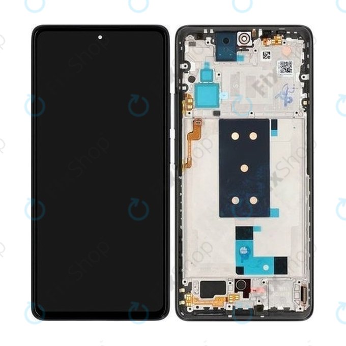 Xiaomi 11T, 11T Pro - Ecran LCD + Sticlă Tactilă + Ramă (Black) OLED