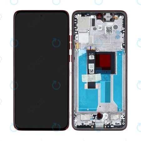 Motorola Edge 50 Neo - Ecran LCD + Sticlă Tactilă + Ramă (Poinciana) - 5D68C28684 Genuine Service Pack