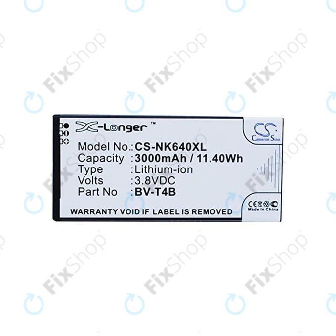 Microsoft Lumia 640 XL - Baterie BV-T4B 3000mAh HQ