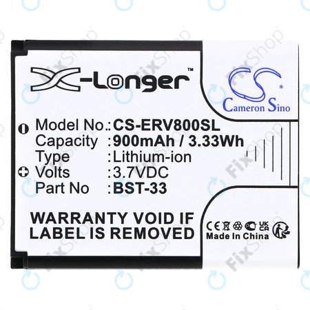 Baterie pentru Sony Ericsson W595, K790i, K800i, W850i, W900i, W950i, 900mAh, Li-ion, 3.7V, BST-33, HQ