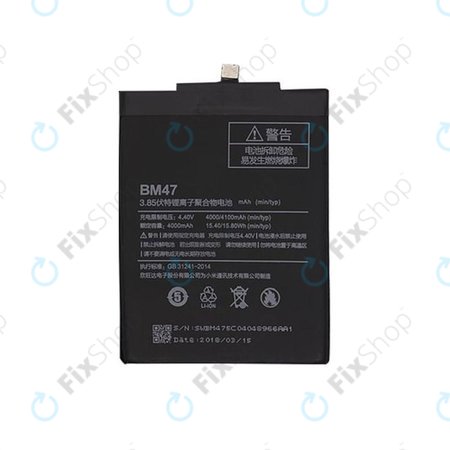 Xiaomi Redmi 3, 3S, 3 Pro, 4X - Baterie BM47 4100mAh