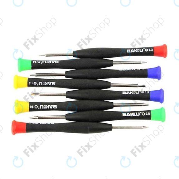 Baku BK-6108 - Set de Șurubelnițe pentru Service Telefoane, Tablete și Laptop (8buc)