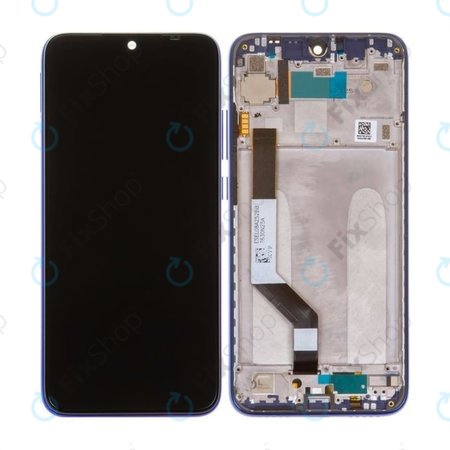 Xiaomi Redmi Note 7 - Ecran LCD + Sticlă Tactilă + Ramă (Neptune Blue) - 5610100140C7, 561010020033, 561010034033 Genuine Service Pack