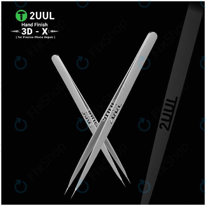 Pensetă de precizie, finisată manual 3D-X, 2UUL TW02