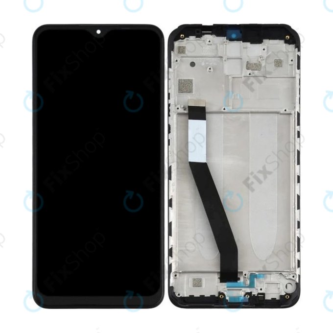 Xiaomi Redmi 9 - Ecran LCD + Sticlă Tactilă + Ramă (Black) TFT