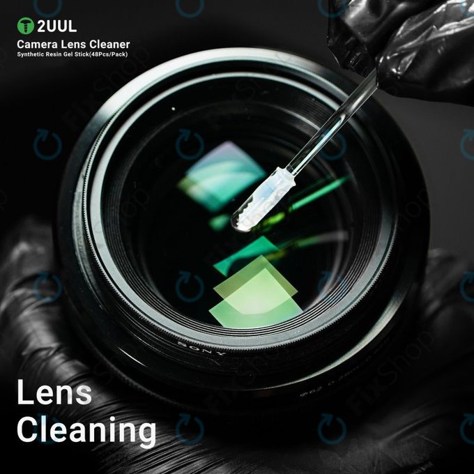 2UUL CL21 - Bețișoare pentru curățarea obiectivului camerei (48 bucăți)