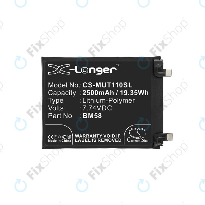 Xiaomi 11T Pro - Baterie BM58 2500mAh HQ