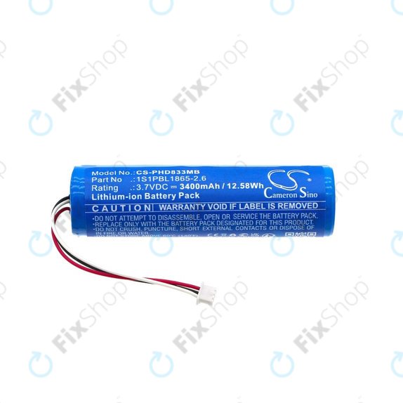 Baterie pentru Philips Avent SCD833, Avent SCD835, Avent SCD841, Avent SCD831, 3400mAh, Li-ion, 3.7V, 1S1PBL1865-2.6, HQ