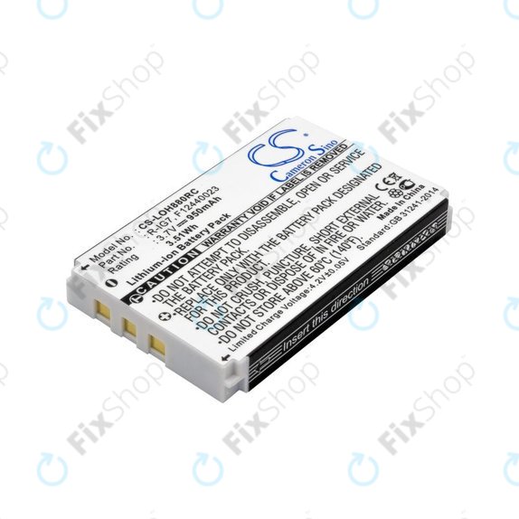 Baterie pentru Logitech Harmony 720, 780, 880, 890, 900, 950mAh, Li-Ion, 3.7V, R-IG7, HQ