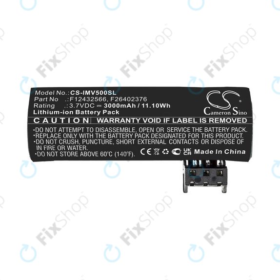 Baterie pentru Ingenico Move 5000, 3000mAh, Li-Ion, 3.7V, F26402376, HQ
