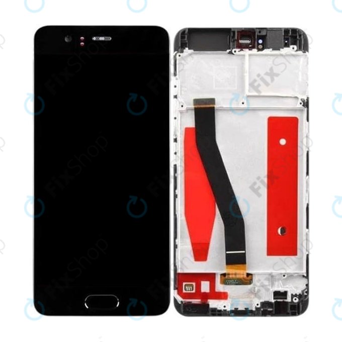 Huawei P10 - Ecran LCD + Sticlă Tactilă + Ramă (Black) TFT