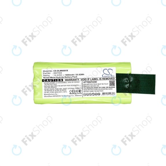 Dirt Devil Libero M606, M606-1, M606-2, M606-3, M606-4, M607, M612 - Baterie 0607004, 0612014 Ni-MH 14.4V 1800mAh HQ