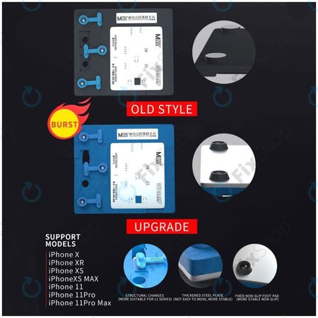 Ma Ant MR-01 - Placă de fixare pentru reparare iPhone X, XS, XS Max, 11, 11 Pro, 11 Pro Max