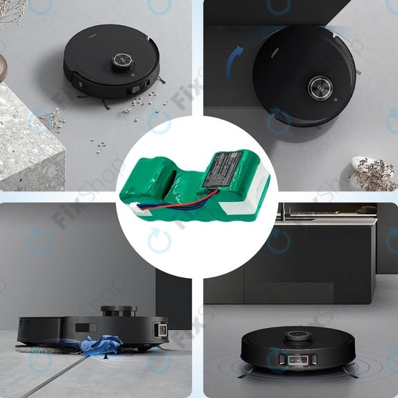 iRobot Roomba Combo-series, Ecovacs Deebot-series - Baterie 4720110, DM88 Ni-MH 12.0V 3000mAh HQ