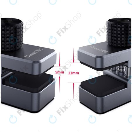 QianLi - Clemă metalică cu umplutură din cauciuc - Span 11mm (4buc)