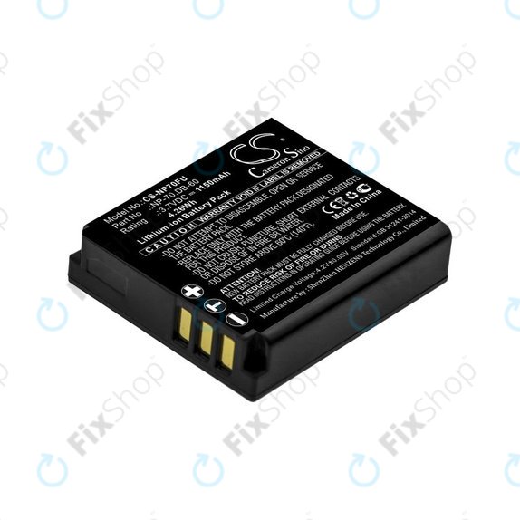 Baterie pentru Panasonic Lumix DMC-FX01, 1150mAh, Li-Ion, 3.7V, CGA-S005, HQ