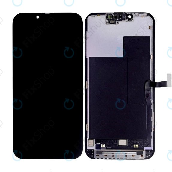 Ecran In-Cell FHD pentru iPhone 13 Pro, Sticlă tactilă cu ramă, FixPremium
