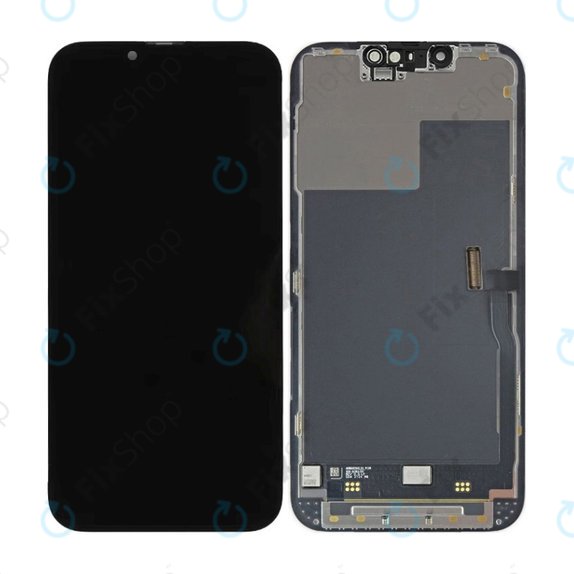 Ecran Hard OLED pentru iPhone 13 Pro, Sticlă tactilă cu ramă, FixPremium