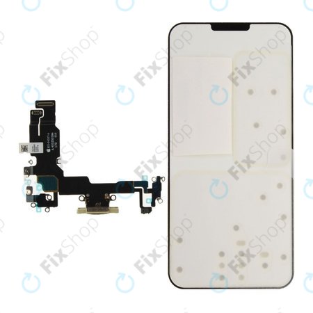 Conector de Încărcare + Cablu Flex pentru iPhone 15 | Yellow | 923-09762 | Genuine Apple