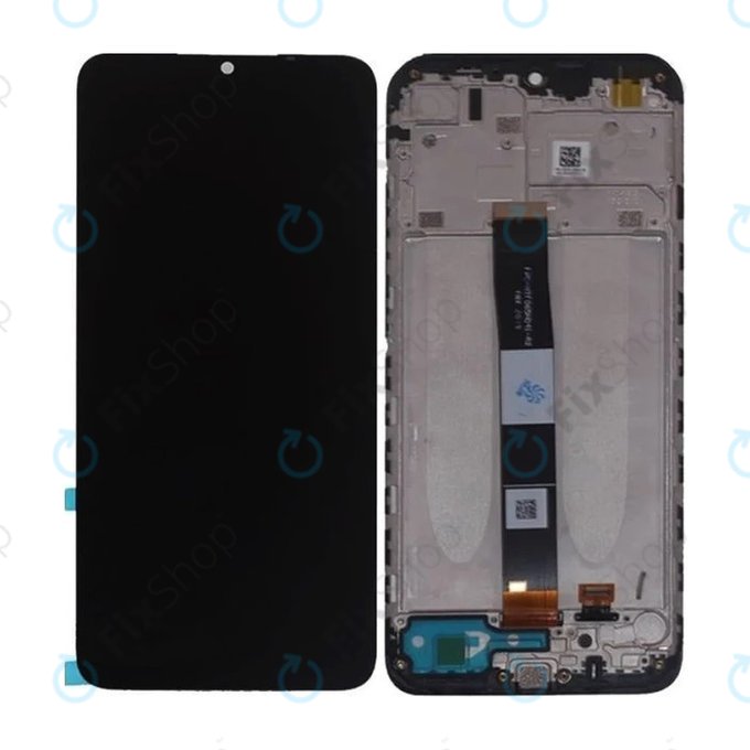 Xiaomi Redmi 9A - Ecran LCD + Sticlă Tactilă + Ramă (Black) TFT