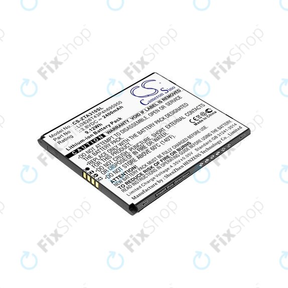 Baterie pentru ZTE Blade A3, A5, Optus X Power 2, 2400mAh, Li-Ion, 3.8V, Li3826T43P4h695950, HQ