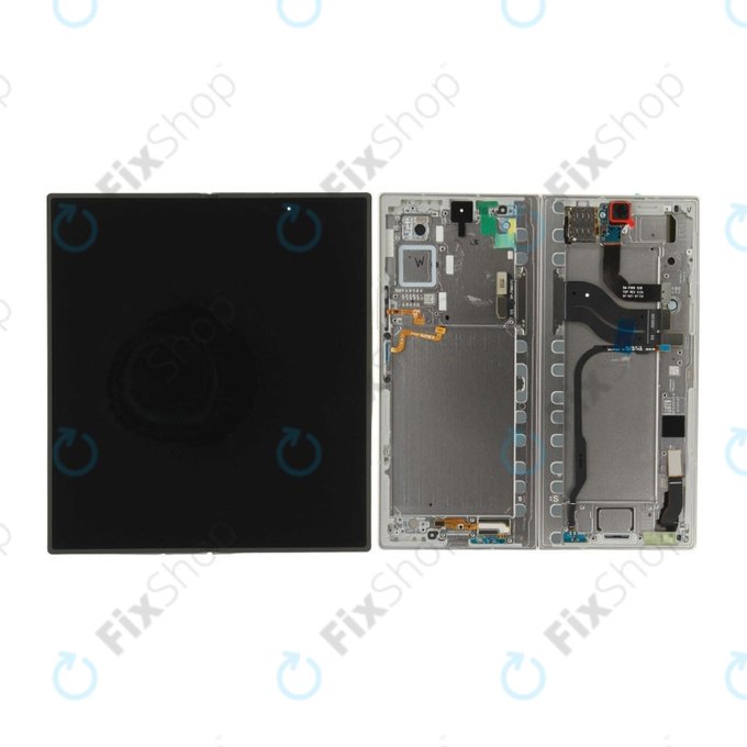 Samsung Galaxy Z Fold 7 F966B - Ecran LCD + Sticlă Tactilă + Ramă (Silver Shadow) OLED