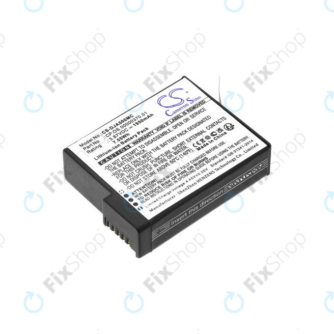 Baterie pentru DJI Osmo Action 5, 1950mAh, Li-Ion, 3.87V, CP.OS.00000370.01, HQ