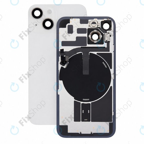 Sticlă carcasă spate pentru iPhone 14, Starlight, Pulled A