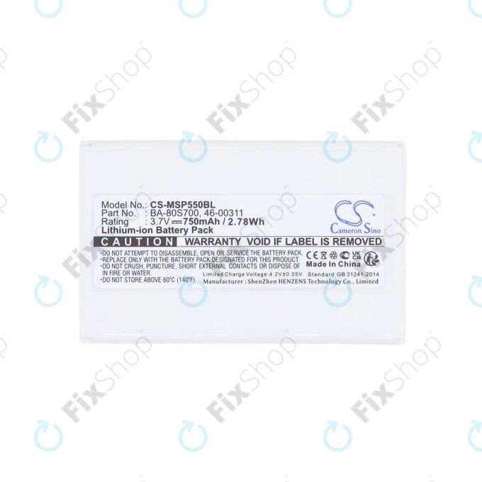 Baterie pentru Cipherlab 8300-L, Metrologic MK5502, 750mAh, Li-Ion, 3.7V, BA-80S700, HQ