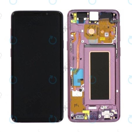 Samsung Galaxy S9 G960F - Ecran LCD + Sticlă Tactilă + Ramă (Lilac Purple) - GH97-21696B, GH97-21697B Genuine Service Pack