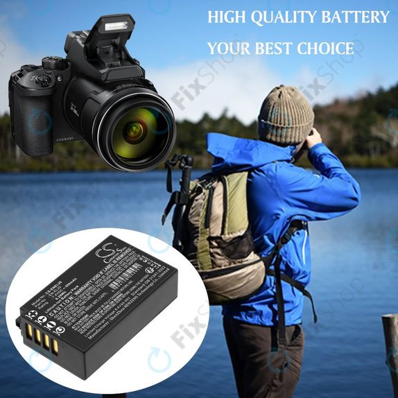 Baterie pentru Nikon Coolpix A, 850mAh, Li-Ion, 7.4V, EN-EL20, HQ