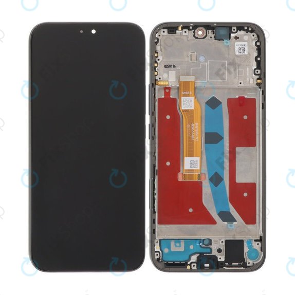Honor 400 Lite - Ecran LCD + Sticlă Tactilă + Ramă (Velvet Black) OLED