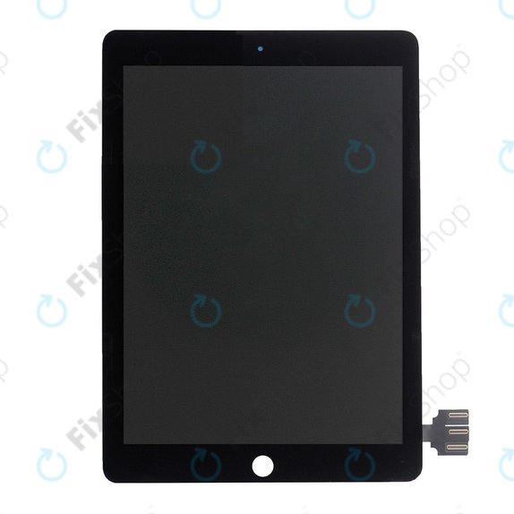 Ecran LCD pentru iPad Pro 9.7" (2016), Black, Sticlă Tactilă fără ramă