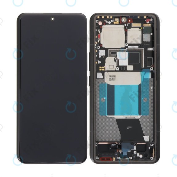 Xiaomi 14 Ultra - Ecran LCD + Sticlă Tactilă + Ramă (Black) OLED