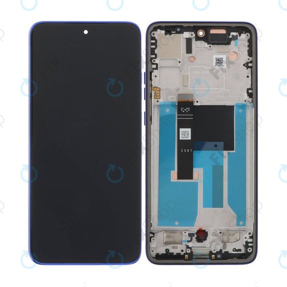 Motorola Edge 50 Neo - Ecran LCD + Sticlă Tactilă + Ramă (Nautical Blue) OLED
