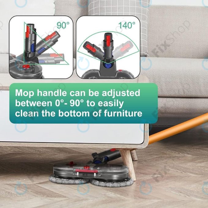 Dyson V-series, Outsize - Cap de mop electric cu rezervor