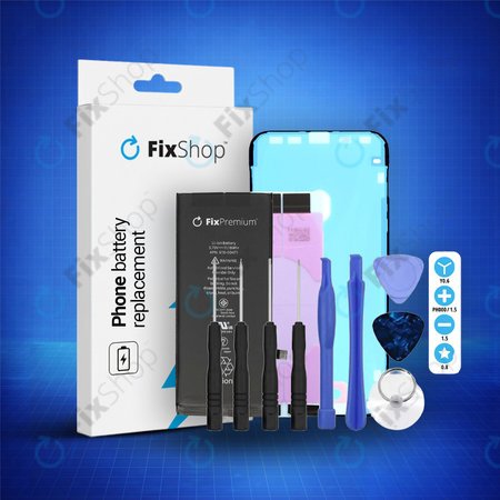 Apple iPhone XR - Baterie 2942mAh FixPremium + Autocolant sub Baterie + Autocolant sub LCD + Set de Unelte - Multipack
