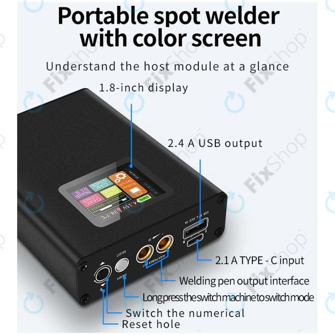 Docreate SW - Aparat Portabil de Sudura in Puncte cu Afisaj Digital (5000mAh)