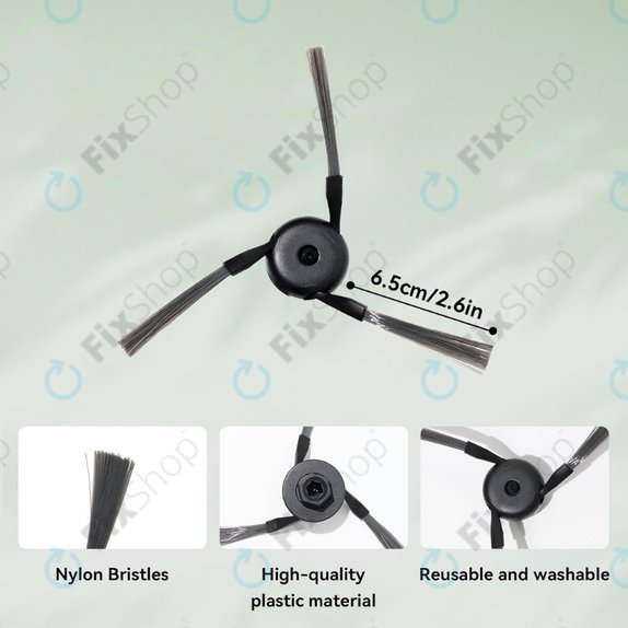 Perie laterală, 2 buc. pentru Xiaomi Dreame X50 Ultra, X40 Ultra, L40 Ultra, L40s Pro Ultra, Mova V50 Ultra, P60