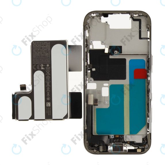 Ramă Mijlocie cu Baterie iPhone 16 Pro | Natural Titanium | ZD076-00692 | Genuine Apple