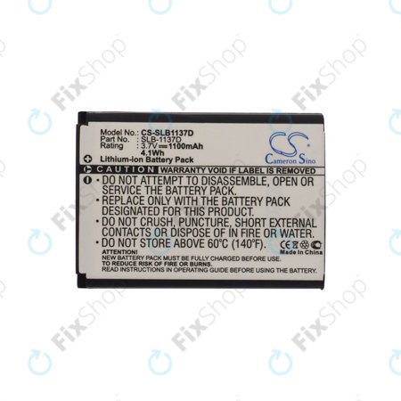 Baterie pentru Samsung NV100HD, 1100mAh, Li-Ion, 3.7V, SLB-1137D, HQ