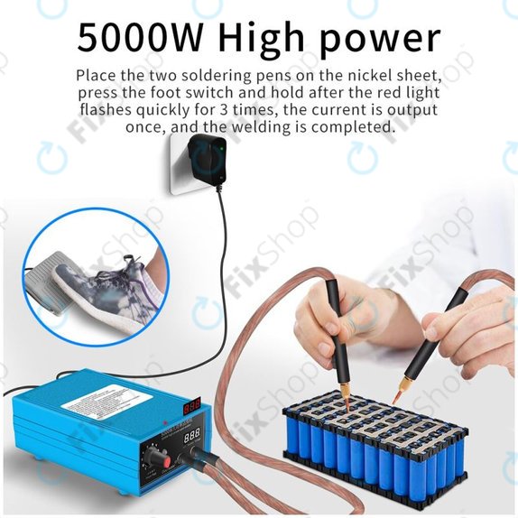 Docreate HPSW 5000W - Mini Mașină de Sudat în Puncte (4000mAh)