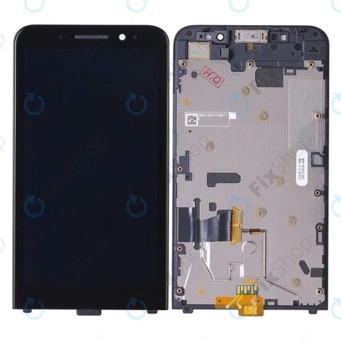 Blackberry Z30 - Ecran LCD + Sticlă Tactilă + Ramă (Black) TFT