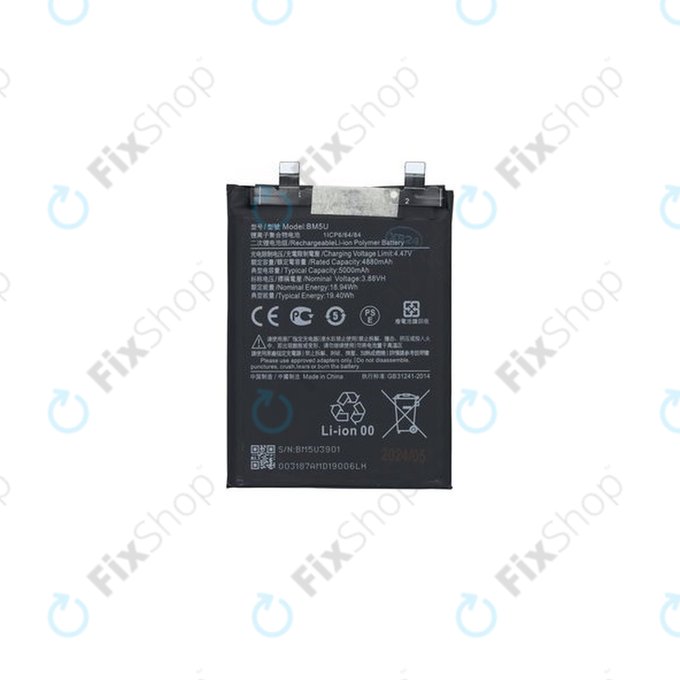 Xiaomi Redmi Note 13 Pro+ 23090RA98C - Baterie BM5U 5000mAh - 1330103000037B Genuine Service Pack
