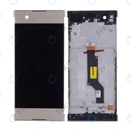 Sony Xperia XA1 G3121 - Ecran LCD + Sticlă Tactilă + Ramă (Gold) TFT