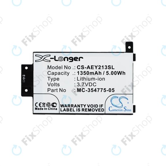 Amazon Kindle Paperwhite 2013, 6th Gen, 6 2015, Touch 2013 - Baterie MC-354775-05 1350mAh HQ