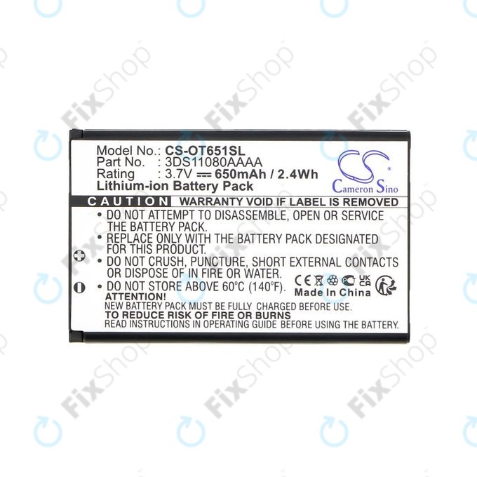 Baterie pentru Alcatel Lollipops, 650mAh, Li-Ion, 3.7V, 3DS11080AAAA, HQ